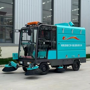 Nouvelle balayeuse électrique multifonctionnelle 72V puissante avec aspirateur et fonction de lavage de voiture, certifiée CE, cuve de 240L - Product Image 3