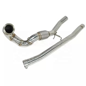 Tuyau d'échappement en acier inoxydable GRWA pour <span class=keywords><strong>Audi</strong></span> S3VW GOLF R MK7 EA888 8V 2.0T - Product Image 1