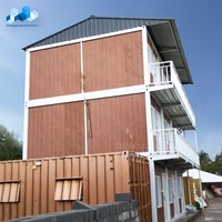 Maison mobile de luxe à 3 étages Maison préfabriquée Mini Beach Conteneur d'expédition Maison préfabriquée à structure en aluminium Barndominium Maison