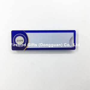 Tùy Chỉnh Tái Sử Dụng Khách Sạn Nhân Viên Nhân Viên Tên Huy Hiệu Tái Sử Dụng Nam Châm Acrylic Nhựa Tên Tag - Product Image 4