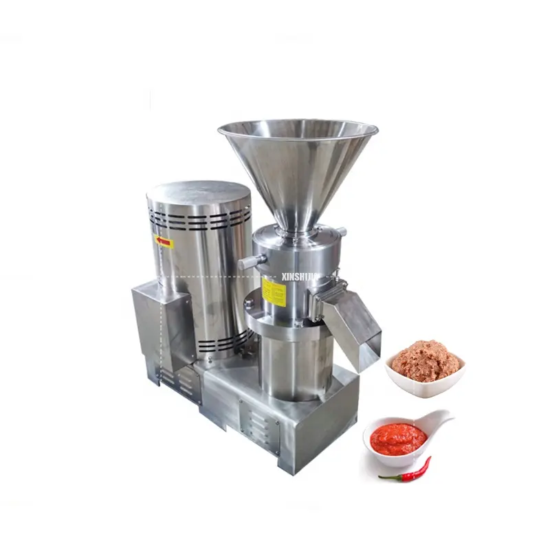 Colloid mill fish meat and chicken bone gringer sesame seed almond nuts tomato sauce ketchup chilli paste peanut butter grinder