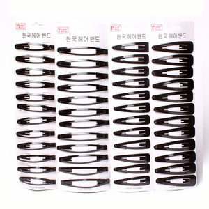 بيع بالجملة رخيصة 12 دبابيس الشعر الكلاسيكية المعدنية السوداء Bb مقاطع الشعر مخلب التبعي - Product Image 1