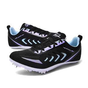 Nouvelles chaussures de piste <span class=keywords><strong>Pointes</strong></span> pour hommes et femmes Courir debout Chaussures de saut en longueur <span class=keywords><strong>Sprint</strong></span> Race Mesh <span class=keywords><strong>Pointes</strong></span> respirantes Chaussures pour la course - Product Image 2