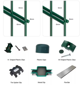 Clôture en treillis soudé <span class=keywords><strong>double</strong></span> <span class=keywords><strong>fil</strong></span> 2D de qualité supérieure TLWY Custom Height Malaysia Yard Link 656/868 pour jardin - Product Image 2