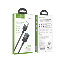 HOCO U107 Kabel Ekstensi Sinkronisasi Data Pengisi Daya, Kabel Ekstensi Sinkronisasi Data USB Tipe-c Male Ke USB Female USB