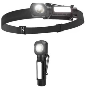 Headlamp Rechargeable Cob <b>Light</b> Adjustable Brightness Outdoor Night Fishing <b>Work</b> <b>Light</b> 800Mahr Battery 100-199M Range - Product Image 5
