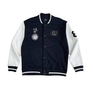Chaqueta Bomber de Béisbol Personalizada al por Mayor para Hombre, Otoño, Bordado con Logotipo Personalizado, Secado Rápido, para Uso Universitario - Product Image 1