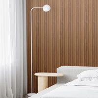 Panneau mural WPC insonorisant et ignifuge LONGDI LD-11, style minimaliste, design 3D cannelé, garantie à vie, solution complète pour les salles de sport