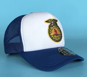 סיטונאי קטן מינימום להזמין אופנה עיצוב התאמה אישית באינטרנט ריצה ספורט קצף נהג משאית כובעי כובעי חום קצף נהג משאית כובע
