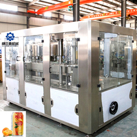 Machine de remplissage et de scellage automatique de jus de mangue personnalisable en usine