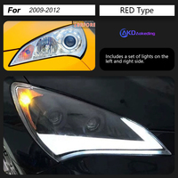 Feux avant de style automobile pour Hyundai Genesis Coupé 2009-2012, phares Angel Eye LED DRL, signalisation HID, accessoires automobiles