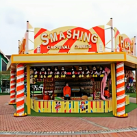 Tolefun Blockbuster Carnival Game Trailer Midway Hockey Game Prizes Stuffed Animals ACP Entertainment-Durable Material