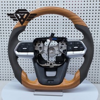 Volant en bois de pêche de luxe sur mesure, fourni par l'usine, compatible avec Toyota Corolla Camry LC200 LC300 LC250 RAV4