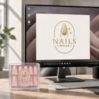 Uñas Postizas al por Mayor, Uñas Artificiales 3D con Diseño de Ataúd, Colección Mixta de Uñas con Pedrería, OEM