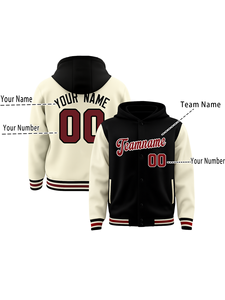 Áo khoác bóng chày nam nhiều màu <span class=keywords><strong>s</strong></span>ắc, kiểu varsity, in thăng hoa tùy chỉnh, size <span class=keywords><strong>S</strong></span>-3XL, hàng mới về - Product Image 3