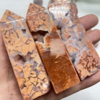Cristaux en vrac pierres de guérison améthyste clair Rose Quartz cristal agate druzy baguette tours de cristal pour la vente en gros