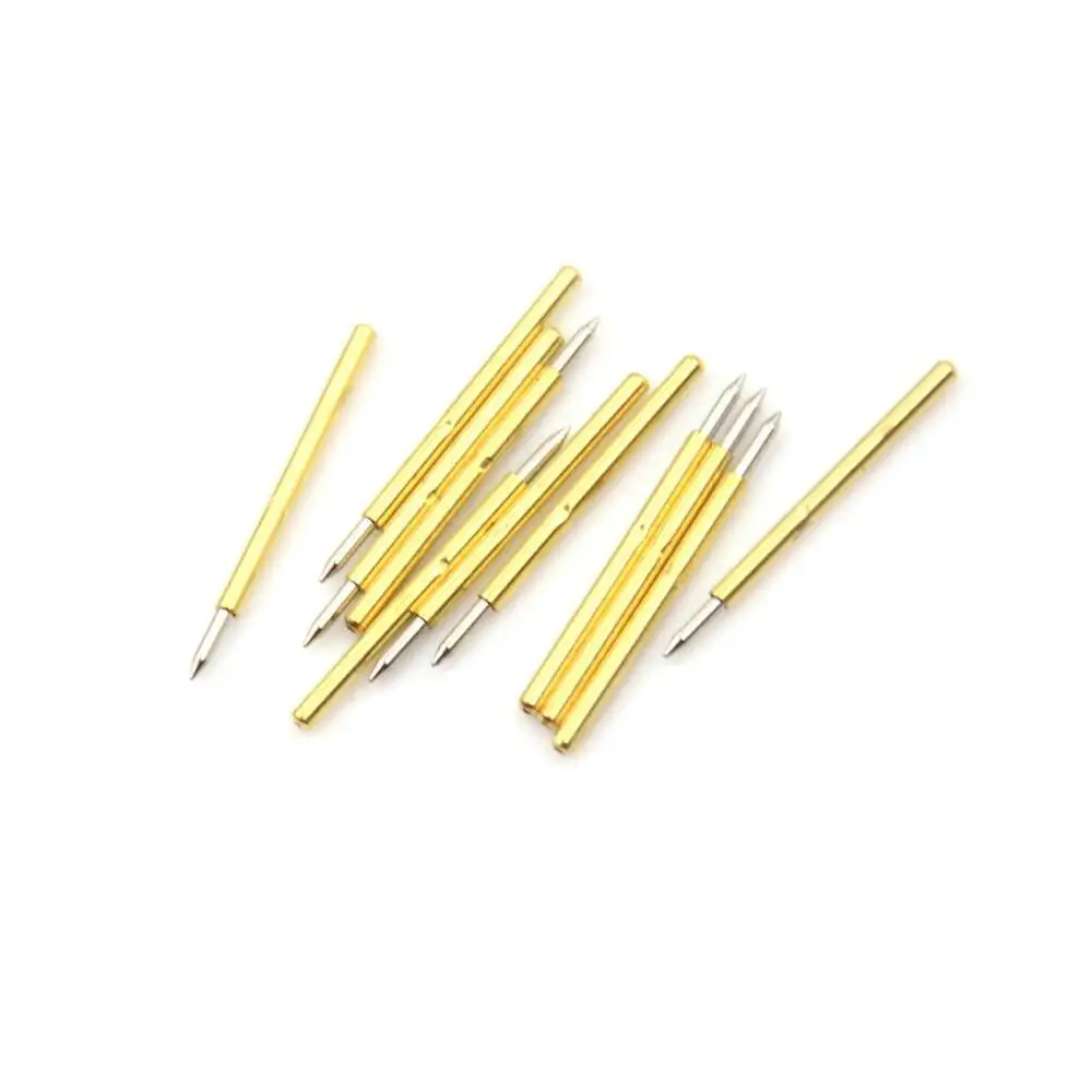 50pcs P75-B1 Dia 1.02mm 100g Cusp Spear Spring Loaded Test Probes Pogo Pins HOT 