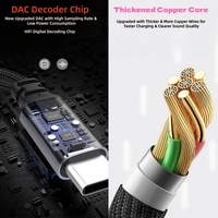Adaptador de Audio USB a 3.5mm para Laptop, Salida CC para Auriculares y Micrófono, Adaptador de Viaje Universal, Tarjeta de Sonido Estéreo Externa