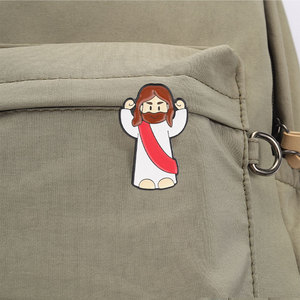 Ensemble de broches en émail sur le thème de Jésus, mignonnes et de style dessin animé, pour la décoration de sacs à dos - Product Image 4