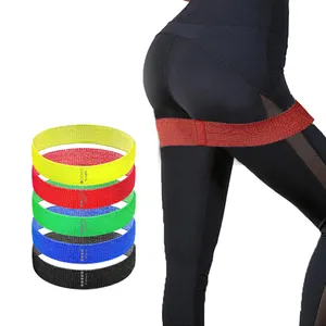 KS-1025#Custom Hip Loop Band Circle cheap Gym Fitness Exercise Mini Booty Fabric Resistance Band Set