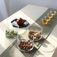 Contenants de stockage alimentaire en verre borosilicate avec couvercles en bambou hermétiques