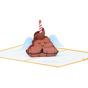 Meilleures ventes, carte pop-up 3D, design personnalisé fait main, carte de vœux <span class=keywords><strong>joyeux</strong></span> <span class=keywords><strong>anniversaire</strong></span>, papier artistique découpé au laser - Product Image 1