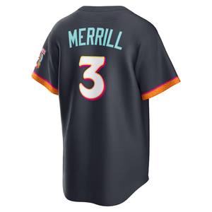Nouveau Maillot de <span class=keywords><strong>Baseball</strong></span> San Diego 3 Merrill 2026 pour Hommes – Broderie Respirante Fernando Tatis Jr. 23 et Machado 13 - Product Image 5