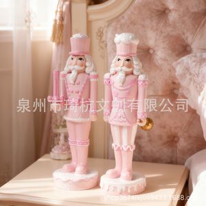 ตุ๊กตาทหารนัทแครกเกอร์ทำจากเรซิ่นรูปเค้กครีมวอลนัท ขนาด 7 นิ้ว สไตล์ยุโรป ของตกแต่งภายในบ้าน ของขวัญ - Product Image 2