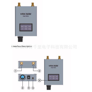 1.2G VRX BOX 1.7G 2.7G 3.3G 5.8G 7.2G FPV Video Receivers for <b>Racing</b> <b>Drones</b> - Product Image 5
