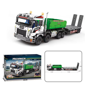 2852 Piezas Camión Grúa RC, Bloques de Construcción, Camión de Remolque con Gancho, Modelo a Control Remoto, Ladrillos Técnicos, Juguete de Regalo - Product Image 6