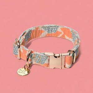 Collar para Perro Personalizado con Estampado de Lujo, Elegante y Estilizado, Talla S, Cómodo, de Algodón, Ajustable, Suave, Duradero, Ligero y Lavable - Product Image 1