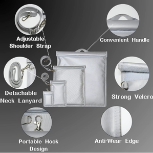 Bolsa Faraday de Viaje, Anti-Robo, Anti-Rastreo, Impermeable, Ignífuga, Bloqueadora de Señales, para Laptop, Tablet, Ligera y Moderna - Product Image 3