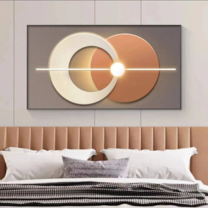 Affiches murales géométriques abstraites minimalistes modernes, impression sur toile en gros pour la décoration de salon, luxe - Product Image 5