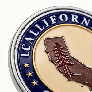 Moneda Conmemorativa Personalizada de Aleación de Zinc Fundida a Presión, Diseño de Paisaje Estatal de Yosemite de Doble Cara, Recuerdo de Viaje y Coleccionable - Product Image 6