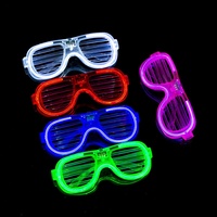 Lunettes LED Lumineuses à Lumière Froide pour Fêtes, Bars, Trampolines, Célébrités d'Internet, Festivals de Musique, Accessoires de Soutien Lumineux, Cadeau