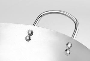 Wok Chino Comercial de Acero Inoxidable 201 de 100 cm, el Más Grande para <span class=keywords><strong>Restaurante</strong></span> - Product Image 3