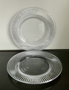 Assiette de service en verre transparent pour dîner et dessert, idéale pour les mariages et les réceptions - Product Image 2