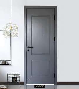 Porte simple en bois massif de conception moderne personnalisée Refor, garantie 5 ans, résistante au vent, renforcée, robuste, pour l'intérieur d'un appartement ou d'une chambre à coucher - Product Image 6