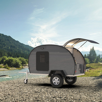 Meilleure remorque de Minicamping, Camping tout-terrain, caravane gitane, petite caravane, dosette, basique, goutte d'eau