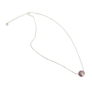 Collier simple pour clavicule, tempérament, perle naturelle Edison, violet démon, argent 925 pour femmes, personnalité de niche - Product Image 5