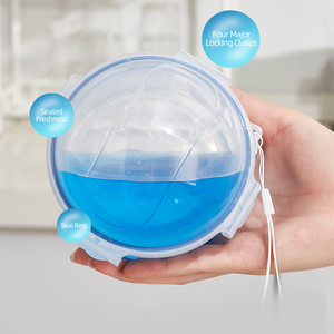 Sinh Thái Thân Thiện Với Thực Phẩm <span class=keywords><strong>Container</strong></span> Nhà Bếp Lưu Trữ Hộp Giữ Salad Và Rau Sắc Nét Và Tươi Crisper Salad Thủ Môn <span class=keywords><strong>Container</strong></span> - Product Image 4