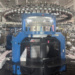 Máquina de tejer circular de la marca <span class=keywords><strong>HANMA</strong></span> / máquina de tejer textiles / máquina para fabricar telas de doble jersey de ancho abierto - Product Image 4