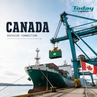 Agent d'expédition Amazon FBA de Chine au Canada, fret maritime LCL express DDP porte-à-porte, services logistiques, consolidation de marchandises