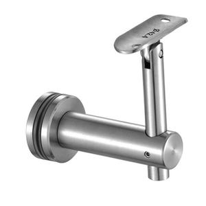 Revêtement de sol moderne en acier inoxydable satiné Rampe d'escalier pour bâtiment Rampe de verre pour piscine Câble Miroir Garde-corps - Product Image 1