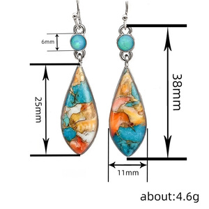 Orecchini Pendenti con Motivi Vintage per Donne, Gioielli Artistici di Tendenza - Product Image 5