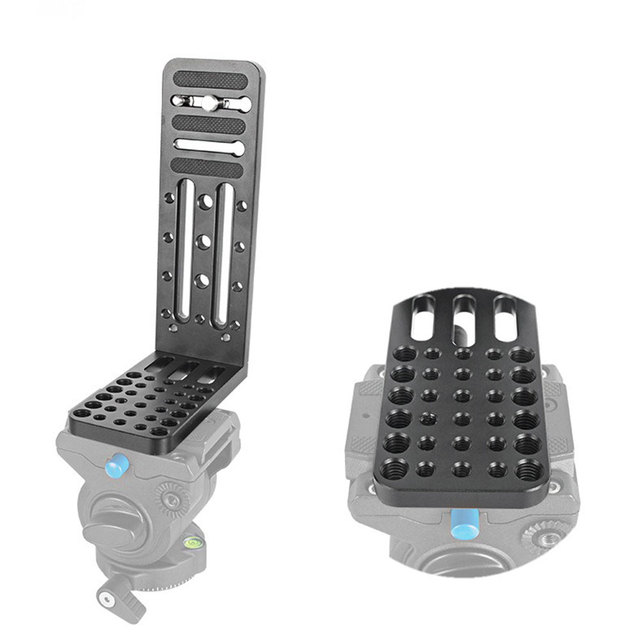 YEAH Vertical Horizontal Switching Aluminium DSLR Camera L Bracket for Sony Canon Nikon DJI Ronin Stabilizer Tripod Monopod