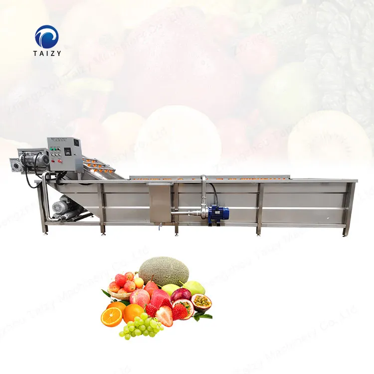 Bubble Cleaning Machine Lettuce Cabbage Vegetable Washing Machine