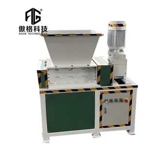 Mini Shredder Machine For Small Scrap Recycler/mini Double Shaft Shredder For Plastic Paper Metal Home Household School Office