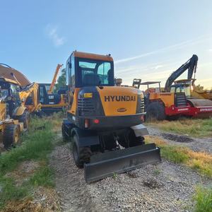 Accurate and Efficient 6 tons HYUNDAI HW60 Hydraulic <b>used</b> Excavator High Quality <b>Used</b> HYUNDAI HW60 Excavators for sale - Product Image 1