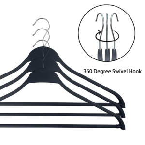 <span class=keywords><strong>Zara</strong></span> Perchas <span class=keywords><strong>de</strong></span> Plástico <span class=keywords><strong>de</strong></span> Buena Calidad para <span class=keywords><strong>Hombre</strong></span>, Perchas con Muescas y Barra <span class=keywords><strong>de</strong></span> Pantalón <span class=keywords><strong>en</strong></span> 46cm - Product Image 2